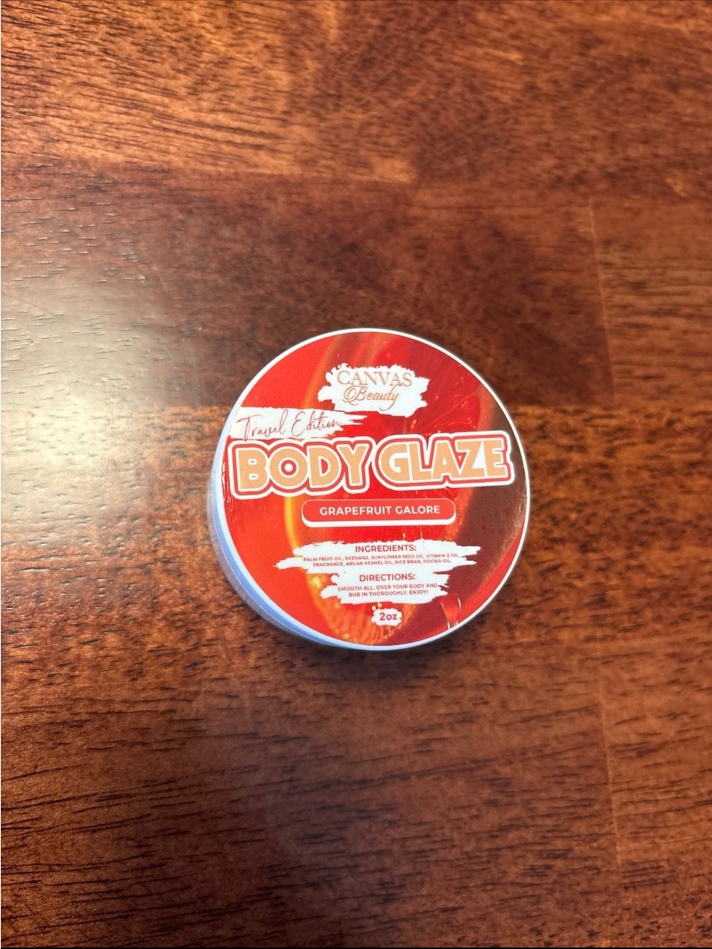 Canvas Beauty Grapefruit Galore Travel Body Glaze